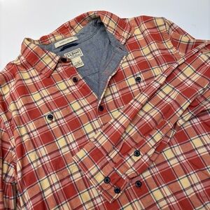 L.L. Bean Flannel Button Down